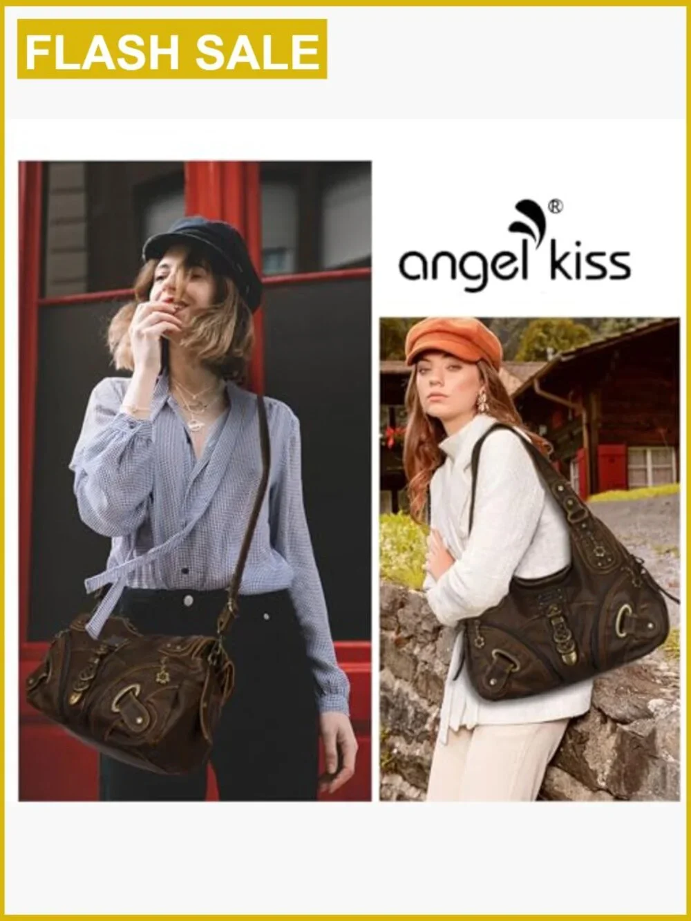 Large Hobo Satchel Purse for Women Faux Leather Shoulder Bag